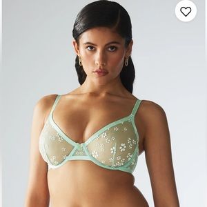 Savage X Fenty Puff Daisy Unlined Bra 38C